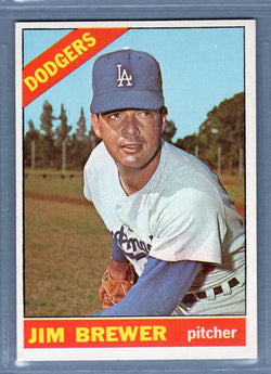 1966 Topps #158 Jim Brewer EX  GO475