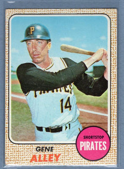1968 Topps 53 Gene Alley VG-EX SET BREAK