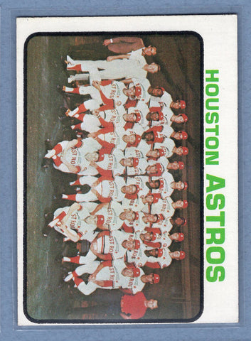 1973 Topps #158 Houston Astros Team  EX-MT  GO443