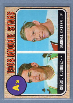 1968 Topps #199 A's Rookies  (b) EX  GO250