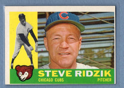 1960 Topps #489 Steve Ridzik EX   GO550