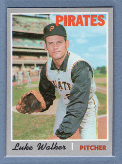 1970 Topps #322 Luke Walker  EX-MT  GO450