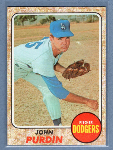 1968 Topps #336 John Purdin (b)  EX-MT  GO550