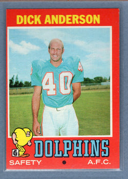 1971 Topps #67 Dick Anderson (b) EX  GO600