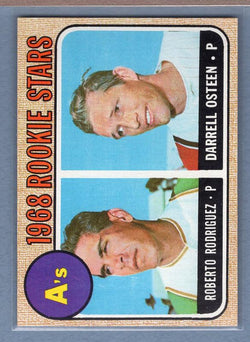 1968 Topps #199 A's Rookies  (d) EX  GO250