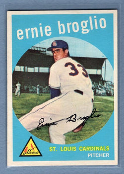 1959 Topps #296 Ernie Broglio NM  GO200