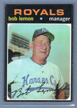 1971 Topps #91 Bob Lemon (HOF) (a) EX  GO950