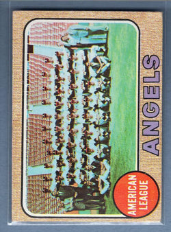 1968 Topps #252 Angels Team EX  GO534