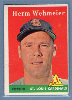1958 Topps #248 Herm Wehmeier (mk) (a) G-VG  GO501