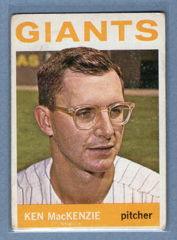 1964 Topps #297 Ken MacKenzie (c) G-VG  GO441