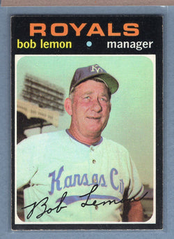 1971 Topps #91 Bob Lemon (HOF) (b) EX  GO950