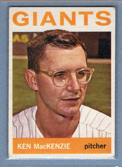1964 Topps #297 Ken MacKenzie (d) VG-EX  GO441