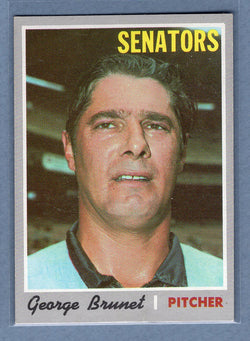 1970 Topps #328 George Brunet  EX-MT  GO450