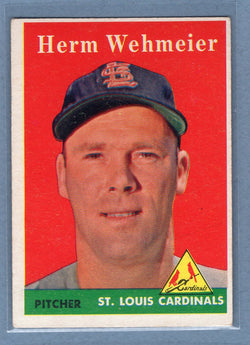 1958 Topps #248 Herm Wehmeier (b) VG-EX  GO501