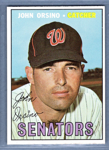 1967 Topps #207 John Orsino EX-MT  GO510