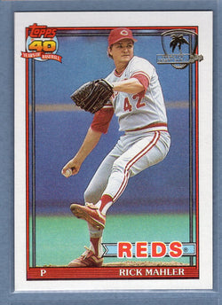 1991 Topps Desert Shield #363 Rick Mahler  NM  GO500