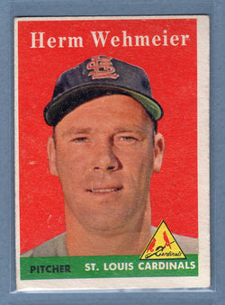 1958 Topps #248 Herm Wehmeier (c) VG  GO501