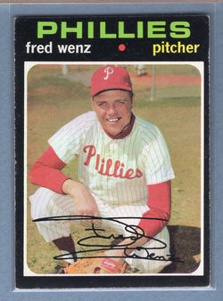 1971 Topps #92 Fred Wenz (b) EX  GO950