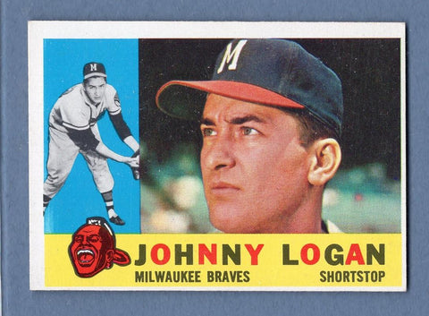 1960 Topps #205 Johnny Logan EX-MT  GO240A