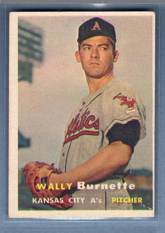 1957 Topps #13 Wally Burnette VG-EX     GO80