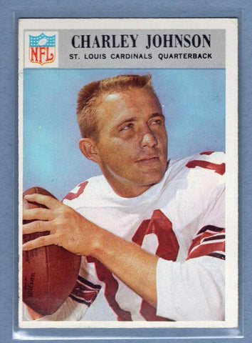 1966 Philadelphia #163 Charley Johnson VG-EX  GO171