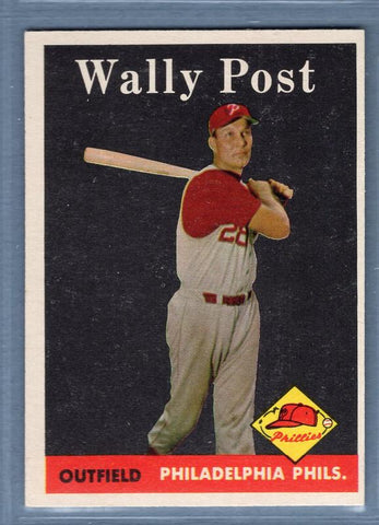 1958 Topps #387 Wally Post EX  GO401