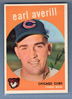 1959 Topps #301 Earl Averill EX-MT  GO200