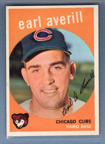 1959 Topps #301 Earl Averill EX-MT  GO200