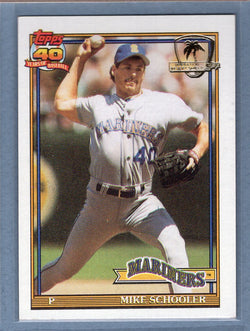 1991 Topps Desert Shield #365 Mike Schooler  NM  GO500
