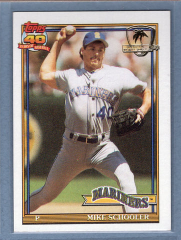 1991 Topps Desert Shield #365 Mike Schooler  NM  GO500
