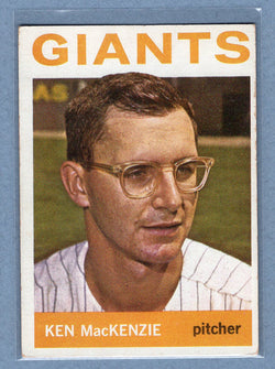 1964 Topps #297 Ken MacKenzie (h) VG-EX  GO441