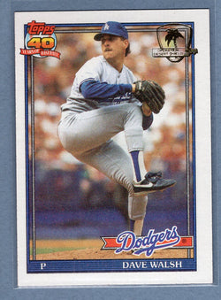1991 Topps Desert Shield #367 Dave Walsh (R)  NM  GO500
