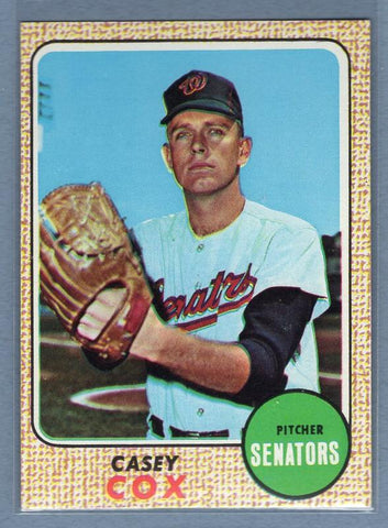 1968 Topps 66 Casey Cox VG-EX SET BREAK