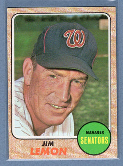 1968 Topps #341 Jim Lemon (st) (b)  EX-MT  GO550
