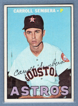 1967 Topps #136 Carroll Sembera EX  GO215