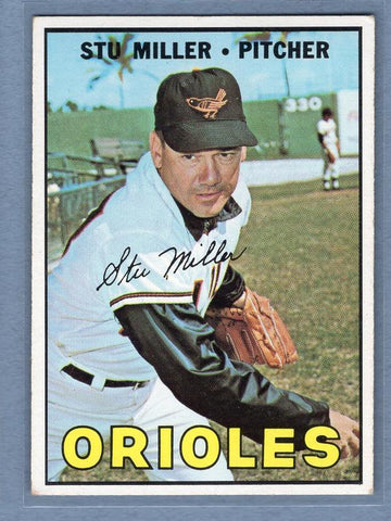 1967 Topps #345 Stu Miller EX G0416B