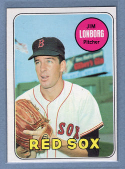 1969 Topps #109 Jim Lonborg (c) EX-MT  GOWABB
