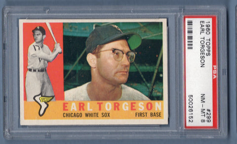 1960 Topps #299 Earl Torgeson (50026152) PSA 8