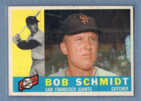 1960 Topps #501 Bob Schmidt EX   GO550