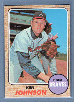 1968 Topps #342 Ken Johnson (st)   EX-MT  GO550