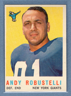 1959 Topps #147 Andy Robustelli (HOF) EX-MT  GO159