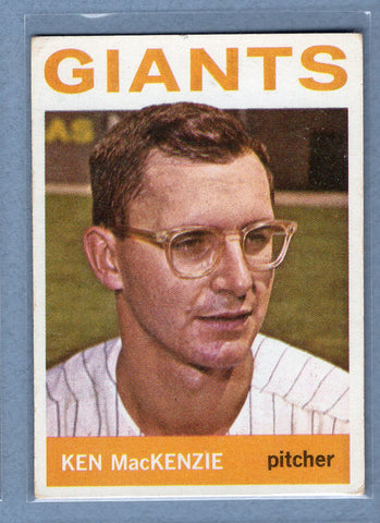1964 Topps #297 Ken MacKenzie (i) VG-EX  GO441