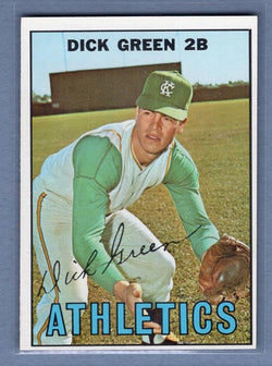 1967 Topps #54 Dick Green(1) EX-MT  GO100