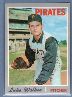 1970 Topps #322 Luke Walker VG-EX