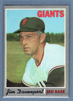 1970 Topps #378 Jim Davenport  (b) EX  GO900
