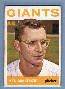 1964 Topps #297 Ken MacKenzie (j) VG  GO441
