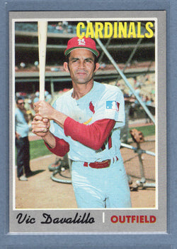 1970 Topps #256 Vic Davalillo  EX-MT  GO680