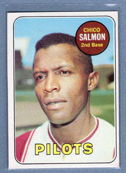 1969 Topps #62 Chico Salmon (a) EX-MT  GOWAYY