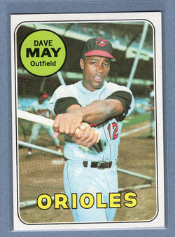 1969 Topps #113 Dave May (a) EX-MT  GOWABB