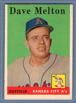 1958 Topps #391 Dave Melton VG-EX  GO401